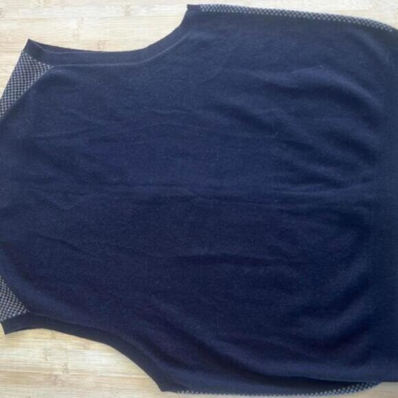 Tasso Ella Men’s Vintage Cashmere Vest XL Brown Tan Subtle Print Classic - Picture 4 of 6